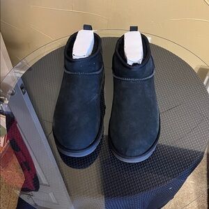 UGG Women's Black Suede Ankle Boots